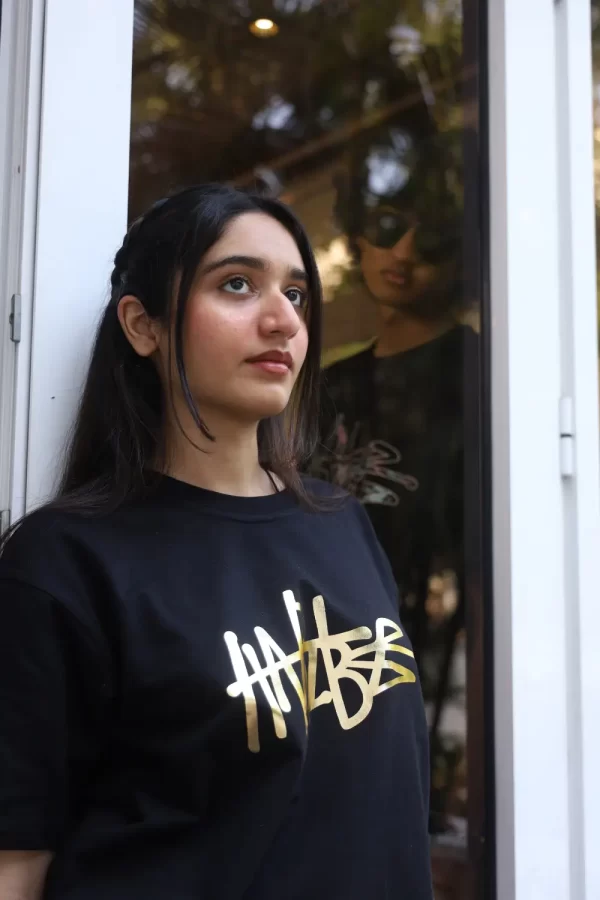 Habibe Essentials Black Gold Tshirts Female