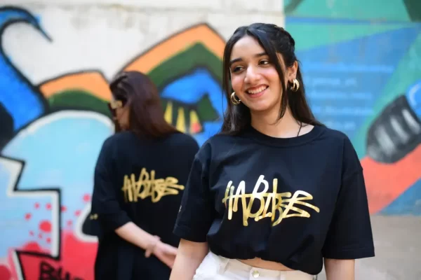 Habibe Essentials Black Gold Tshirts Female Male